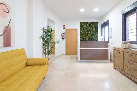 Lobby or reception, air conditioner