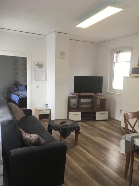 Bed, Day, TV and multimedia, Kitchen or kitchenette, Living room, Photo of the whole room, Decorative detail, Seating area, Street view