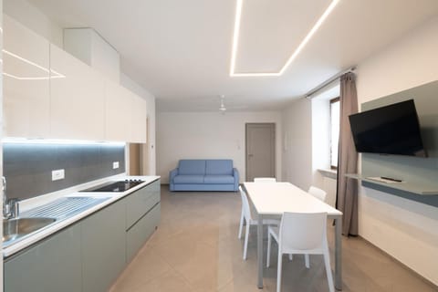Kitchen or kitchenette, Living room, Dining area