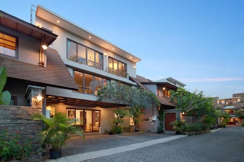 Property building, Sunset