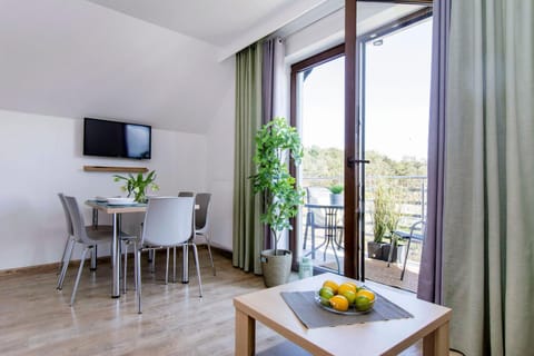 TV and multimedia, View (from property/room), Balcony/Terrace, Living room, Seating area, Dining area