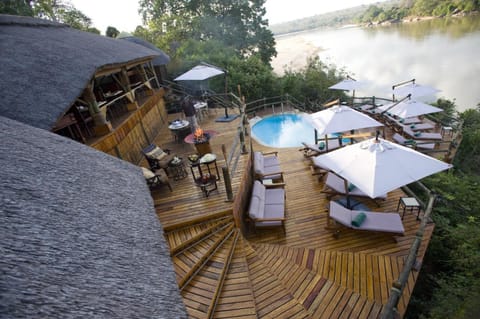 Property building, River view, Swimming pool