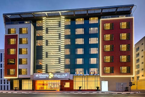 Property building, Facade/entrance, Night