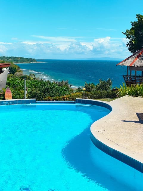 Nearby landmark, Day, Natural landscape, Pool view, Sea view, Swimming pool, sunbed