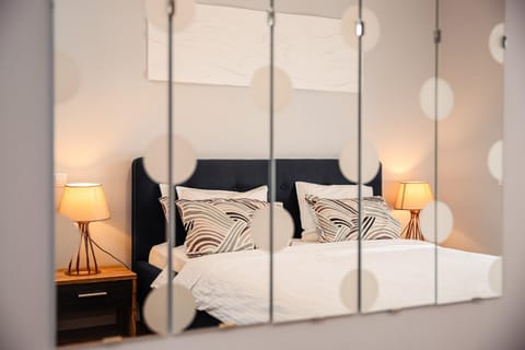 Bed, Decorative detail, Bedroom