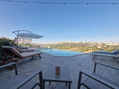 View (from property/room), Pool view, Swimming pool, sunbed