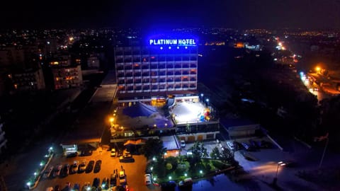 Facade/entrance, Off site, Night, Bird's eye view, City view, Landmark view, Street view