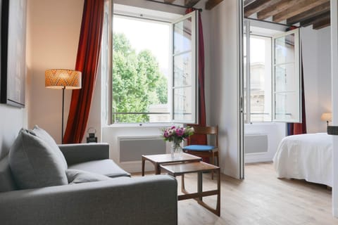 Living room, Seating area, Bedroom
