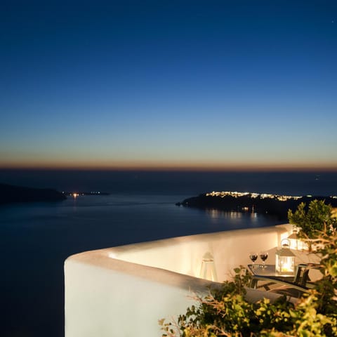 Night, Natural landscape, View (from property/room), Balcony/Terrace, Sea view