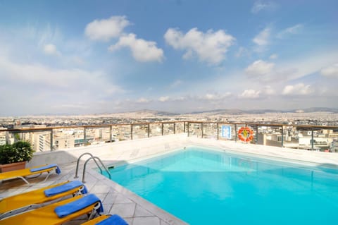 View (from property/room), Pool view, Swimming pool
