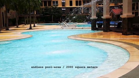 Property building, Pool view, Swimming pool, sunbed