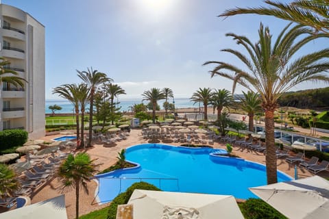 Beach, Pool view, Swimming pool, sunbed