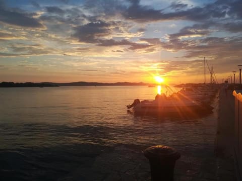 Natural landscape, Sea view, Sunset