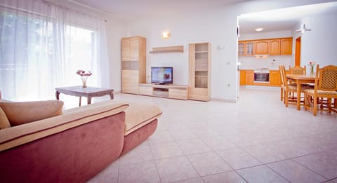 TV and multimedia, Kitchen or kitchenette, Living room, Dining area