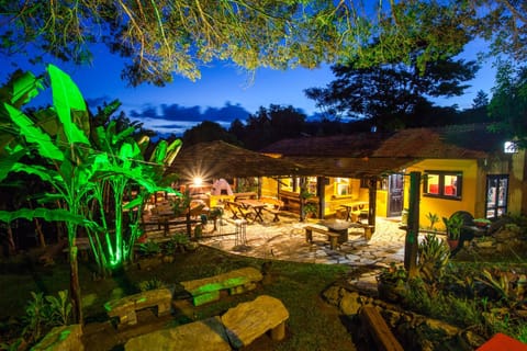 Property building, Night, Garden, Balcony/Terrace, Banquet/Function facilities, On site, Garden view
