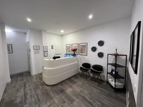 Lobby or reception, hair dresser