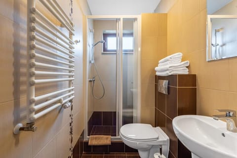 Shower, Toilet, Bathroom, towels