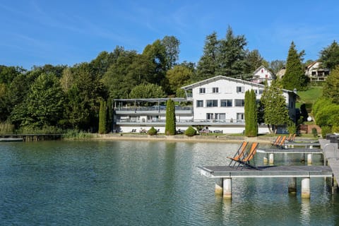 Property building, Spring, Day, Natural landscape, Lake view