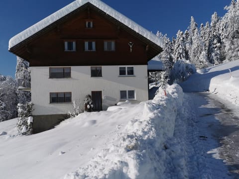 Property building, Day, Natural landscape, Winter, Mountain view