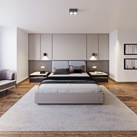Bed, Bedroom