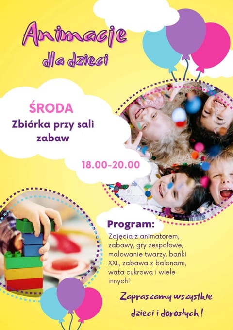 Property building, Kids's club, children