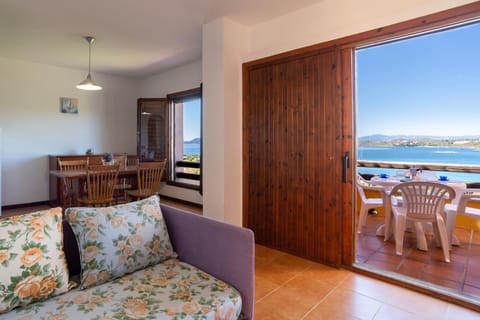 View (from property/room), Living room, Seating area, Sea view