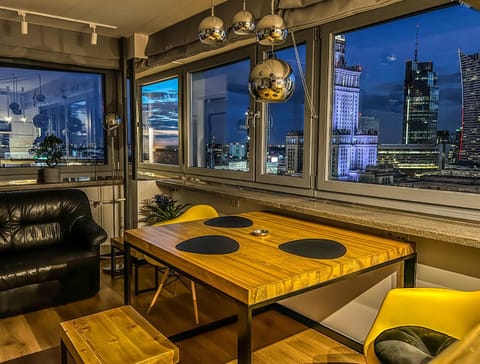 Nearby landmark, Dining area, City view