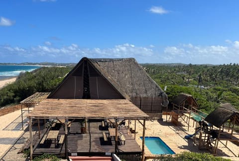 Property building, Restaurant/places to eat, Beach, Pool view, Sea view