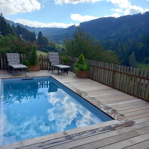 Garden, Swimming pool, Open Air Bath, sunbed