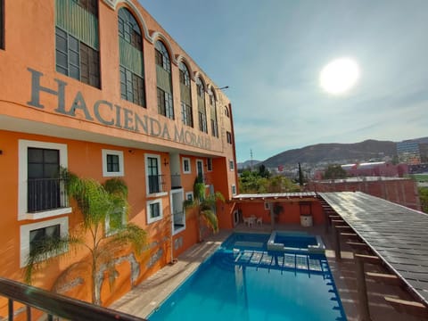 Property building, Pool view, Swimming pool, Sunrise, Sunset