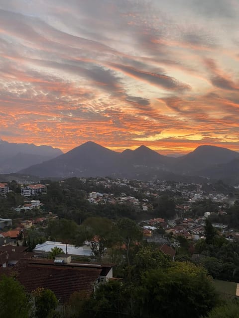 Natural landscape, City view, Mountain view, Sunset