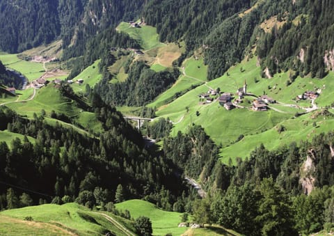 Property building, Natural landscape, Bird's eye view