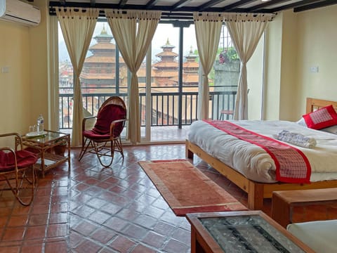 Bed, Seating area, Bedroom, towels