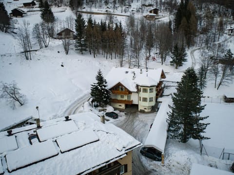 Property building, Bird's eye view, Winter