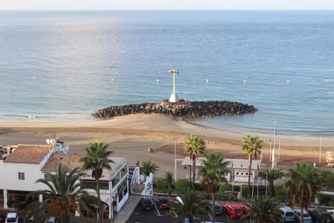 Day, Natural landscape, Bird's eye view, View (from property/room), Balcony/Terrace, Beach, Sea view, Parking