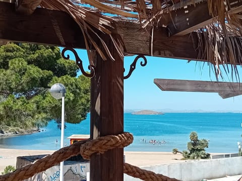 Natural landscape, View (from property/room), Balcony/Terrace, Beach, Sea view