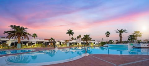 Swimming pool, Sunset