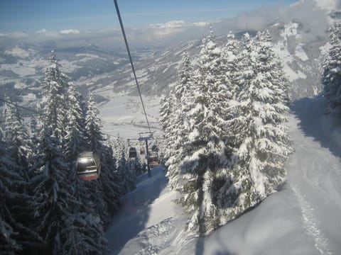 Natural landscape, Winter, Skiing