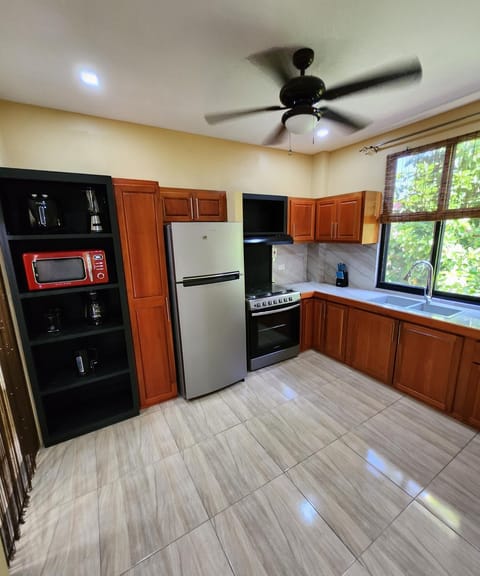 Kitchen or kitchenette, oven, stove