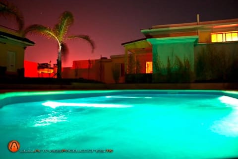 Night, Swimming pool