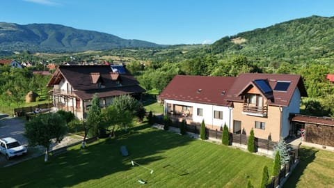 Property building, Natural landscape, Bird's eye view, Mountain view