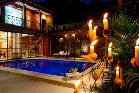 Night, Swimming pool
