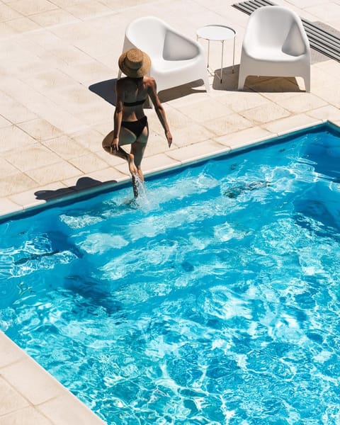 People, Pool view, Swimming pool