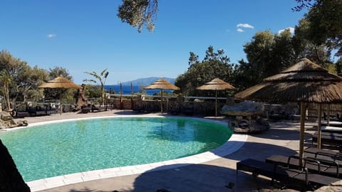 Property building, Pool view, Sea view, Swimming pool