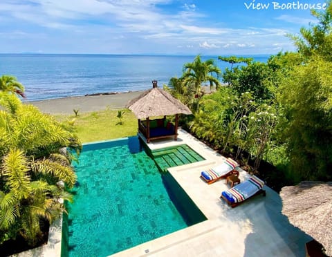 Garden, Balcony/Terrace, Beach, Garden view, Pool view, Sea view, sunbed