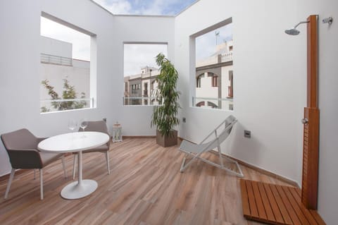 Shower, Balcony/Terrace, Photo of the whole room, Decorative detail