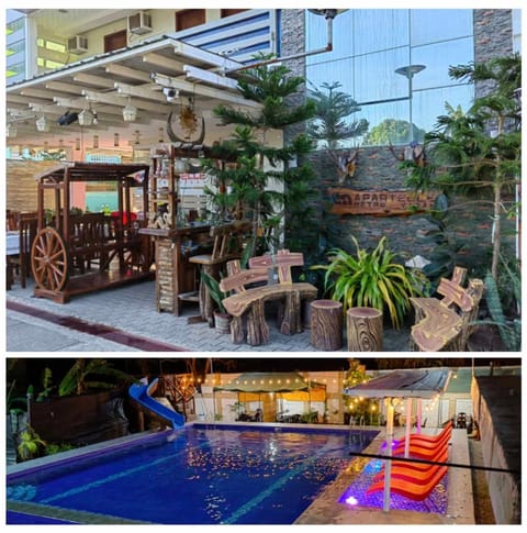 Facade/entrance, Swimming pool