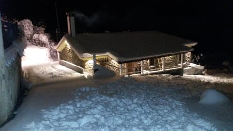 Facade/entrance, Night, Winter