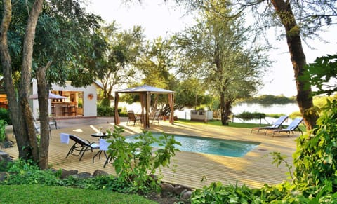 Garden, On site, Garden view, Pool view, River view, Swimming pool