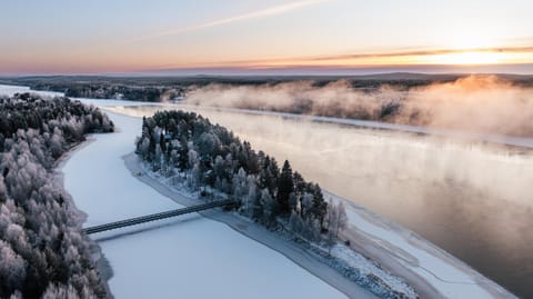 Winter, Location, Sunset